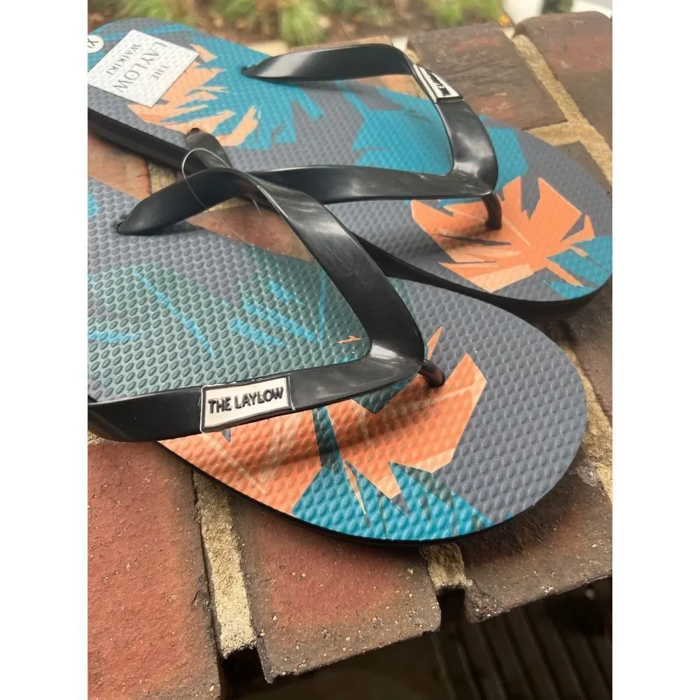 THE LAYLOW WAIKIKI Men’s FLIP FLOPS Size XL NWT